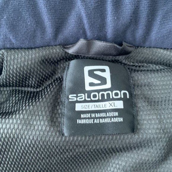 SALOMON Mens Brilliant AdvancedSkin Dry Ski Jacket Navy XL - Picture 3 of 11